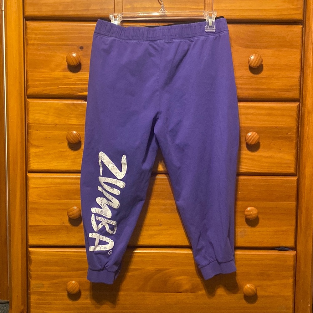 Vintage Zumba Fitness Pants Purple M RARE Comes from clean nonsmoker home